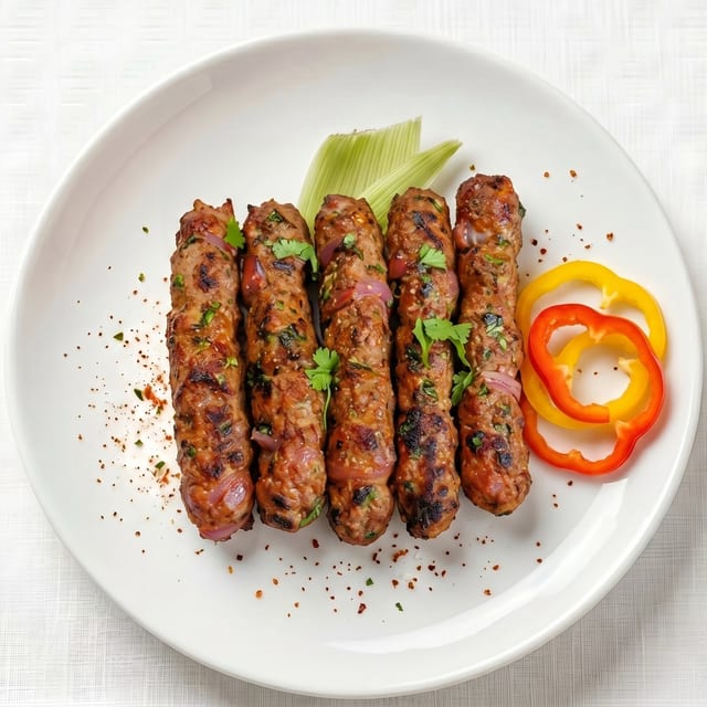 Chicken Seekh Kabab.
