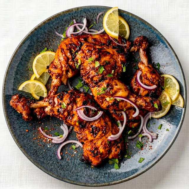 Tandoori Chicken Tikka Leg.