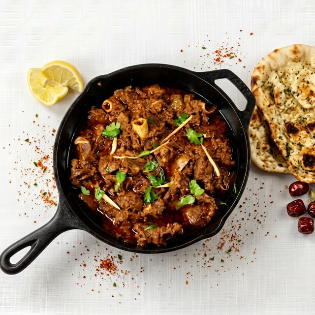 Lahori Maula Jutt Karahi (Mutton).